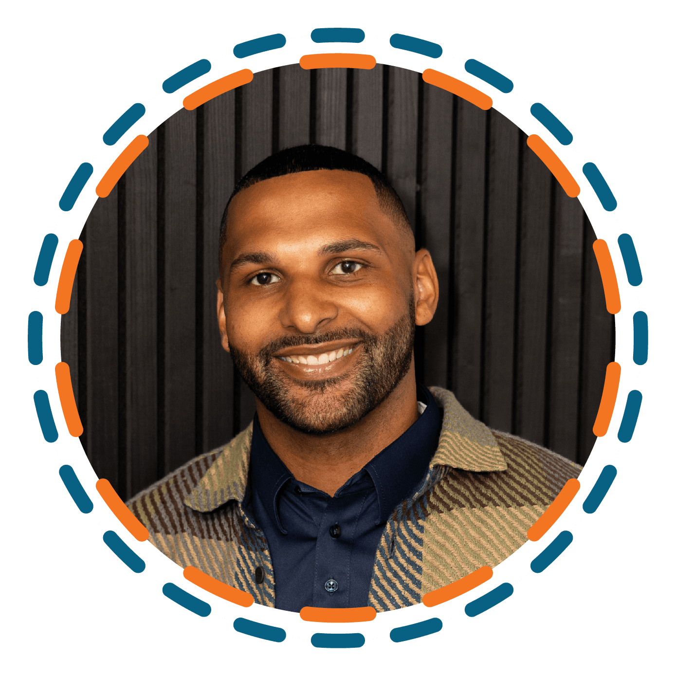 Headshot of Day 2 Keynote Speaker, Gaelin Elmore, smiling in front of professional background