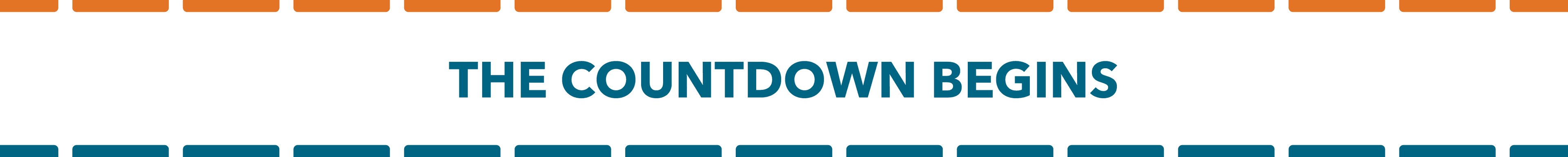 the countdown begins